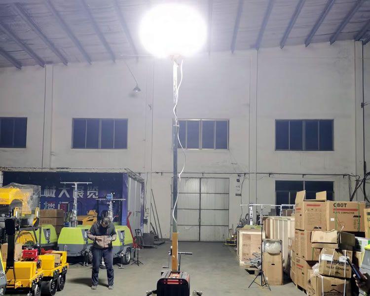 7米、9米手推式 拖車式移動照明燈車安裝使用方法